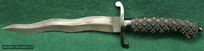 Ronald A. Frazier. Custom Damascus dagger - Image 2 of 4