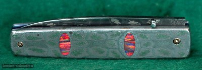 Ron Newton ---
Damascus Linerlock Folder