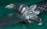 AmerRuss --- J. D. Smith & Joseph Shnayder --- Damascus Serpent Dagger in Jeweled Silver Sheath - 10 of 12