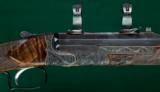 Bailey Bradshaw, Diana, TX -- Hand Made Break-Open Single Shot Stalking Rifle --- 7x57R - 2 of 9