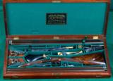 Michael Ehinger, Stedman, NC --- Cased Flintlock Double Rifle / Double Shotgun Set --- .54cal & 16ga - 1 of 15
