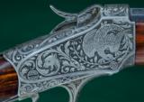 J P Sauer --- Custom Winchester 1885 Low Wall Single Shot Rifle --- .25-21 Stevens - 2 of 13