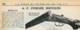 A F Stoeger, New York. --- Boxlock Ejector --- 12 Gauge, 2 3/4