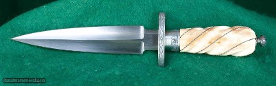 Willie Rigney --- Custom Dagger with Engraved Quillon