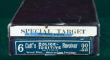 Colt --- Police Positive Target --- .22 Long Rifle --- In Original Box - 6 of 6