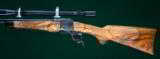 Custom Jeffrey Farquharson Falling Block Single Shot Rifle --- .22-3000 R Lovell - 1 of 7