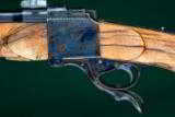 Custom Jeffrey Farquharson Falling Block Single Shot Rifle --- .22-3000 R Lovell - 7 of 7