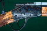 Custom Freund Sharps Model 1878 Borchardt Single Shot Rifle --- .50-140 Sharps & Winchester - 3 of 15