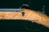 Steven Dodd Hughes --- Custom California Half-Stock Percussion Rifle --- .54 Calibre - 2 of 11