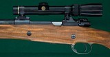 Jerry Fisher --- Custom Oberndorf Magnum Mauser Squarebridge --- .375 H&H Magnum --- Engraved by Dan Goodwin - 6 of 8
