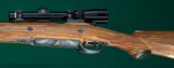 Jerry Fisher --- Custom Oberndorf Magnum Mauser Squarebridge --- .375 H&H Magnum --- Engraved by Dan Goodwin - 4 of 8