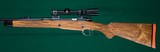 Jerry Fisher --- Custom Oberndorf Magnum Mauser Squarebridge --- .375 H&H Magnum --- Engraved by Dan Goodwin - 2 of 8