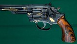 Winston Churchill Engraved Smith & Wesson
--- Model 53 --- .22 Magnum & .22 Jet - 8 of 15