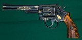 Winston Churchill Engraved Smith & Wesson
--- Model 53 --- .22 Magnum & .22 Jet - 4 of 15