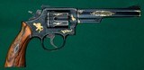 Winston Churchill Engraved Smith & Wesson
--- Model 53 --- .22 Magnum & .22 Jet - 3 of 15