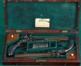 John Manton, London
--- Cased Pair, Flintlock Duelling Pistols --- .50 Calibre - 13 of 13