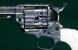 Colt --- Single Action Army, 3rd Generation --- .45 Colt --- Engraved by Barry Lee Hands - 2 of 12