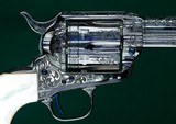 Colt --- Single Action Army, 3rd Generation --- .45 Colt --- Engraved by Barry Lee Hands - 1 of 12