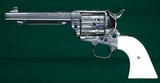 Colt --- Single Action Army, 3rd Generation --- .45 Colt --- Engraved by Barry Lee Hands - 4 of 12