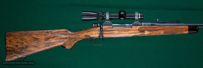 Gene Simillion --- Custom Winchester Model 70 --- .30-338 --- Engraved by Mitch Moschetti