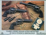 U.S.F.A Mfg. Co. / Turnbull Manufacturing --- Classic Cowboy Single Action Revolver --- .45 Colt - 5 of 6