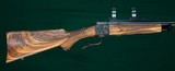 Don Klein --- Custom Hagn-Actioned Falling Block Single Shot Rifle --- .300 H&H Magnum - 2 of 11