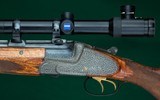 Hubertus [Merkel] --- Model 323E Hand-Detachable, Sidelock Ejector Double Rifle --- 9.3x74R - 2 of 7