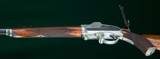 C B Holden, Worcester, Mass. --- Hammer Falling Block Sidelock Single Shot Long Range Creedmoor Rifle --- .36 Calibre - 4 of 8