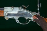C B Holden, Worcester, Mass. --- Hammer Falling Block Sidelock Single Shot Long Range Creedmoor Rifle --- .36 Calibre - 2 of 8