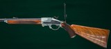 C B Holden, Worcester, Mass. --- Hammer Falling Block Sidelock Single Shot Long Range Creedmoor Rifle --- .36 Calibre - 6 of 8