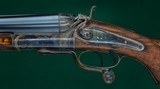 Manton & Co. --- Hammer Underlever Sidelock Double Rifle --- 10-Bore - 2 of 14