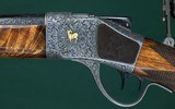 Sharps-Borchardt --- Model 1878 Mid-Range Rifle --- Engraved by Winston Churchill --- .40-50 Sharps Straight - 4 of 10