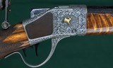 Sharps-Borchardt --- Model 1878 Mid-Range Rifle --- Engraved by Winston Churchill --- .40-50 Sharps Straight - 3 of 10