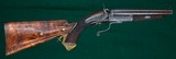 Tipping & Lawden, Oxford Street, London --- Hammer Underlever Sidelock Howdah Pistol with Detachable Shoulder Stock --- .577 Boxer