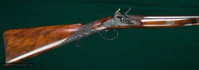 John Dickson & Son, 63 Princes St., Edinburgh --- Single Barrel Flintlock Fowler --- Built for Charles Gordon --- 16-Bore - Image 5 of 8