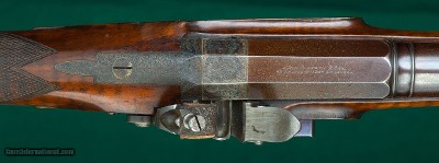 John Dickson & Son, 63 Princes St., Edinburgh --- Single Barrel Flintlock Fowler --- Built for Charles Gordon --- 16-Bore - Image 6 of 8