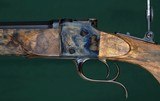 Maurice Ottmar --- Custom Single Shot on Hartmann & Weiss-made Hagn Falling Block Action --- .38-55 - 6 of 10