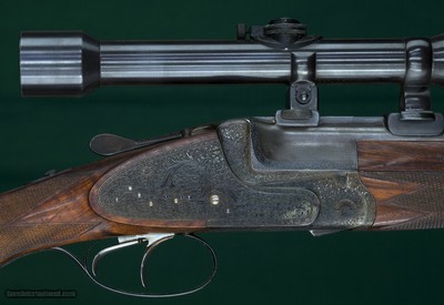 Johann Springer --- Sidelock Ejector Double Rifle --- 9.3x74R