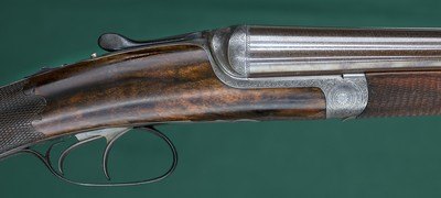 John Dickson & Son --- Bar-In-Wood [Skeleton] Round Action --- 12 Guage, 2 1/2