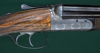 John Dickson & Sons --- Consecutive pair, Round Action Shotguns --- 12 Gauge, 2 3/4