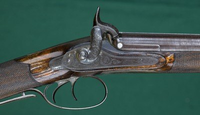 Moore & Woodward, London --- Percussion Sidelock Shotgun --- 12 Gauge