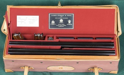 J. Purdey & Sons --- Matched Consecutive Pair Sidelock Ejectors --- 12 Gauge, 2 3/4