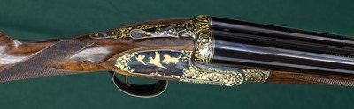 J. Purdey & Sons --- Matched Consecutive Pair Sidelock Ejectors --- 12 Gauge, 2 3/4