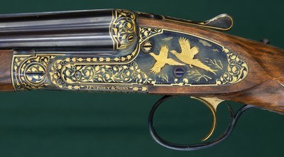 J. Purdey & Sons --- Matched Consecutive Pair Sidelock Ejectors --- 20 Gauge, 2 3/4
