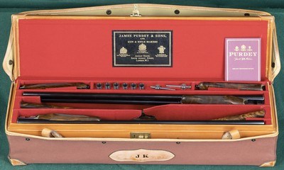 J. Purdey & Sons --- Matched Consecutive Pair Sidelock Ejectors --- 20 Gauge, 2 3/4