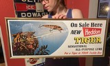 Original 1967 Heddon Tiger Litho Advertising Poster