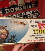 Original 1967 Heddon Tiger Litho Advertising Poster - 3 of 5