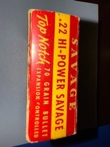 22 Savage High Power Ammo Full Box - 3 of 5