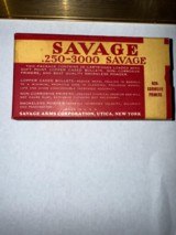 Savage 250-3000 Soft Point Ammo Full Box - Excellent - 5 of 10
