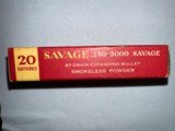 Savage 250-3000 Soft Point Ammo Full Box - Excellent - 6 of 10